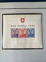 Pro Patria, 1936 bis 1945, Viererblöcke, postfrisch