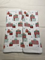 2 Christmas Kitchen Towels, Presents Design, New