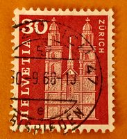 Nr.360 Grossmünster Zürich Postgeschichtliche Motive 