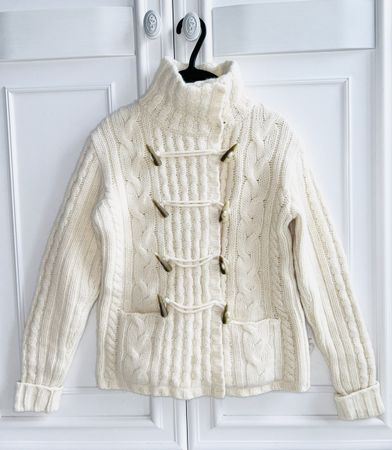Ralph Lauren girls wool angora sweater jacket 7 Y NEW