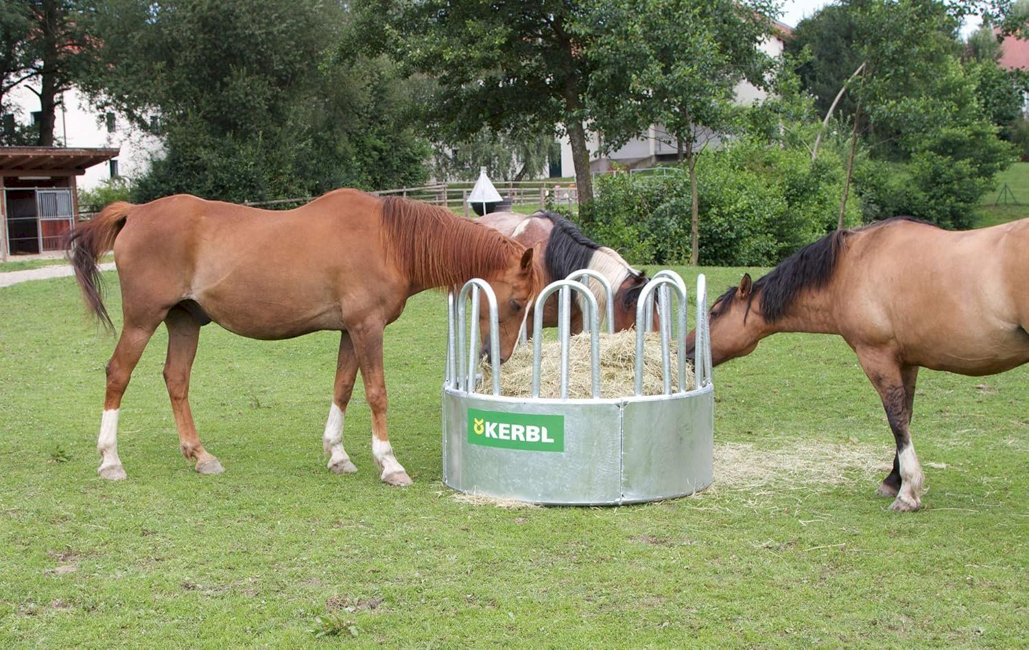 Mangimi: Kerbl Rundraufe mit 8 Fressplätzen – Nuovo e nell'imballaggio originale da Bottighofen venduto da zaap 4