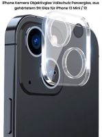 iPhone 13 Mini Kamera Schutz Panzerglas Vollschutz HD 9H