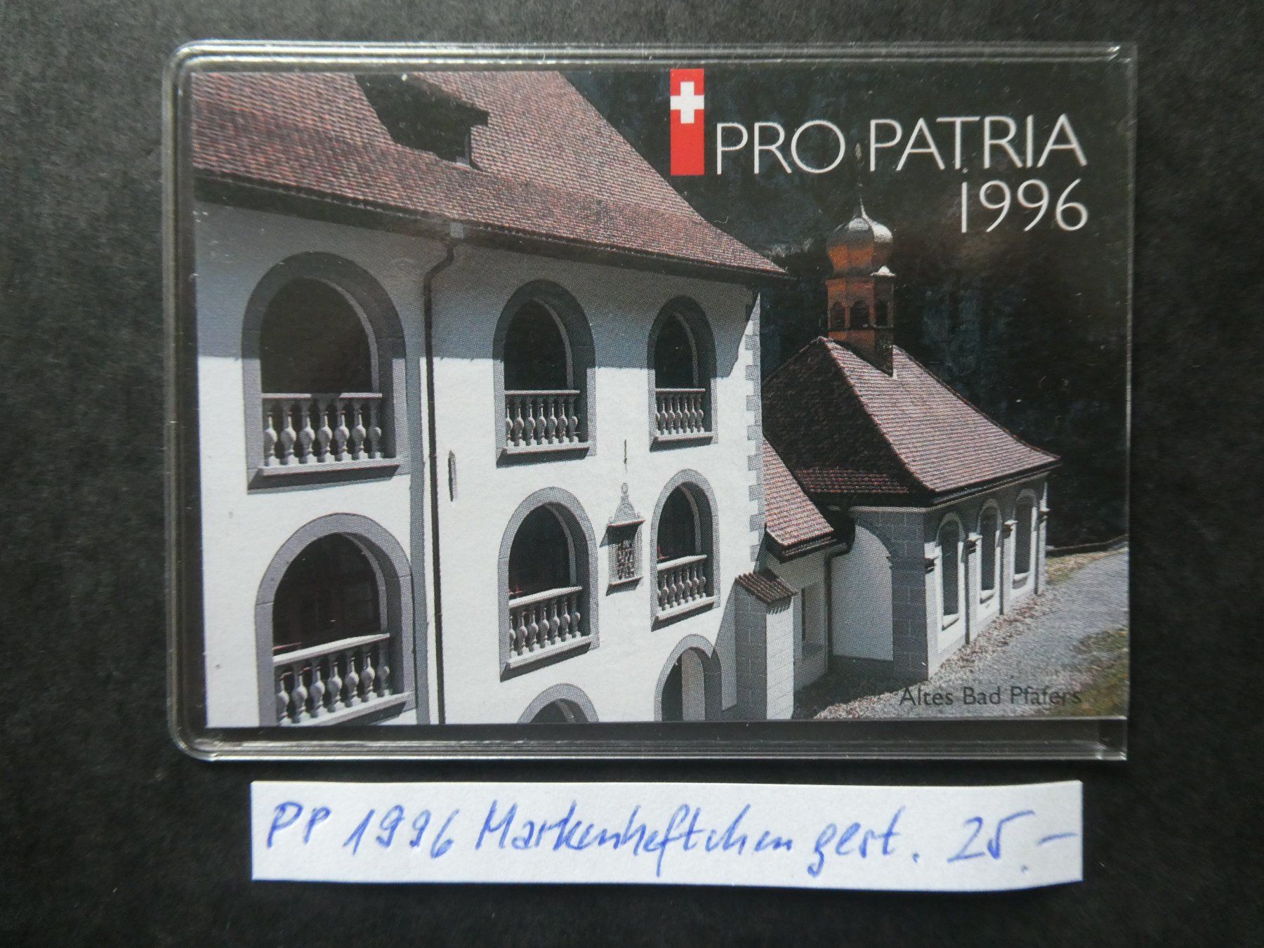 Alle Briefmarken: Pro Patria 1996 Markenheftchen gestempelt – Gebraucht aus Lausen von Herbamare01