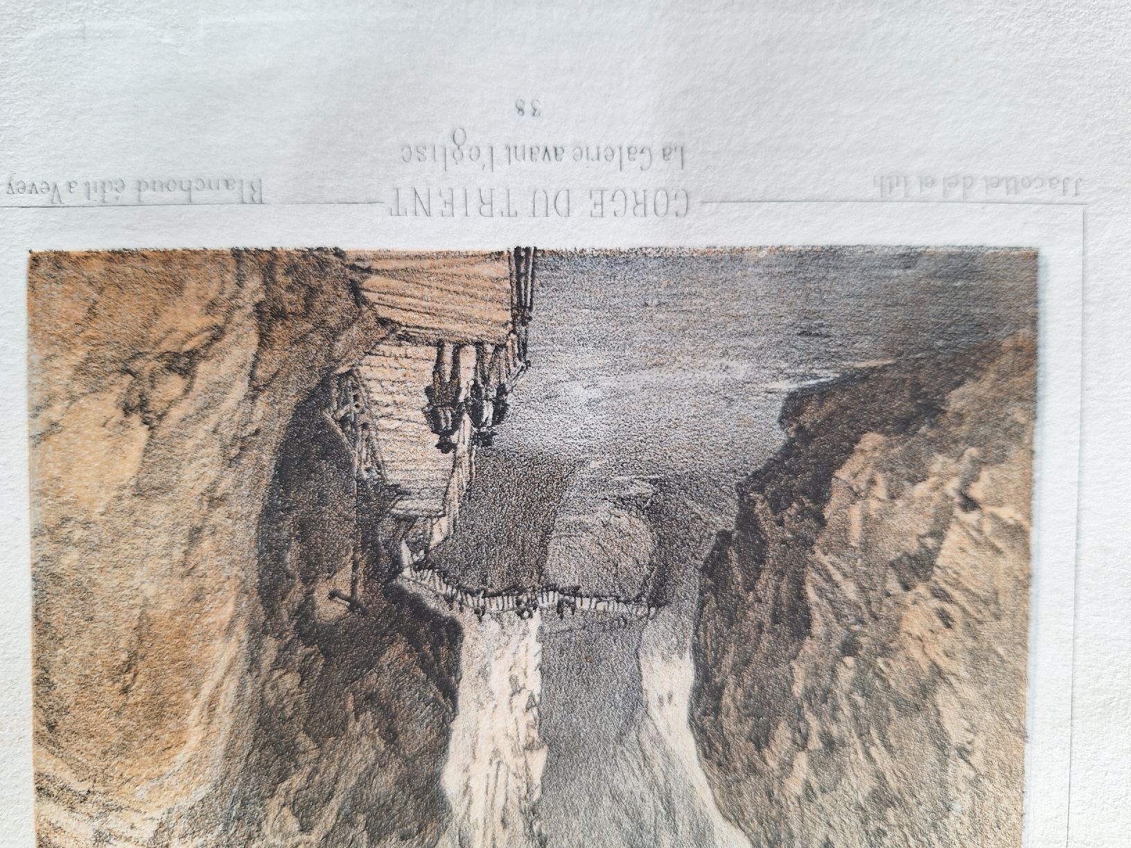 Stiche: GORGE DU TRIENT – Gebraucht aus Bevaix von bohrap 3