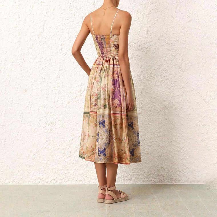 Zimmermann Vestiti: Zimmermann Elegant Silk Midi Dress – Nuovo (secondo la descrizione) da St.Josefen venduto da lop_lh8d 6