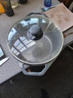 Gut erhaltener Gusseisenkochtopf Emalco 24 mit Glasdeckel,