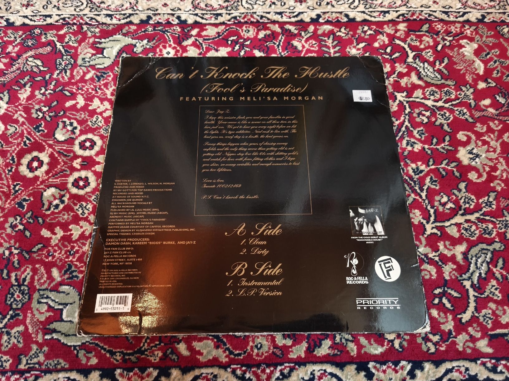 Dischi in vinile: Jay-Z - Cant Knock The Hustle Remix – Usato da Kandersteg venduto da digginblackpearlz 1