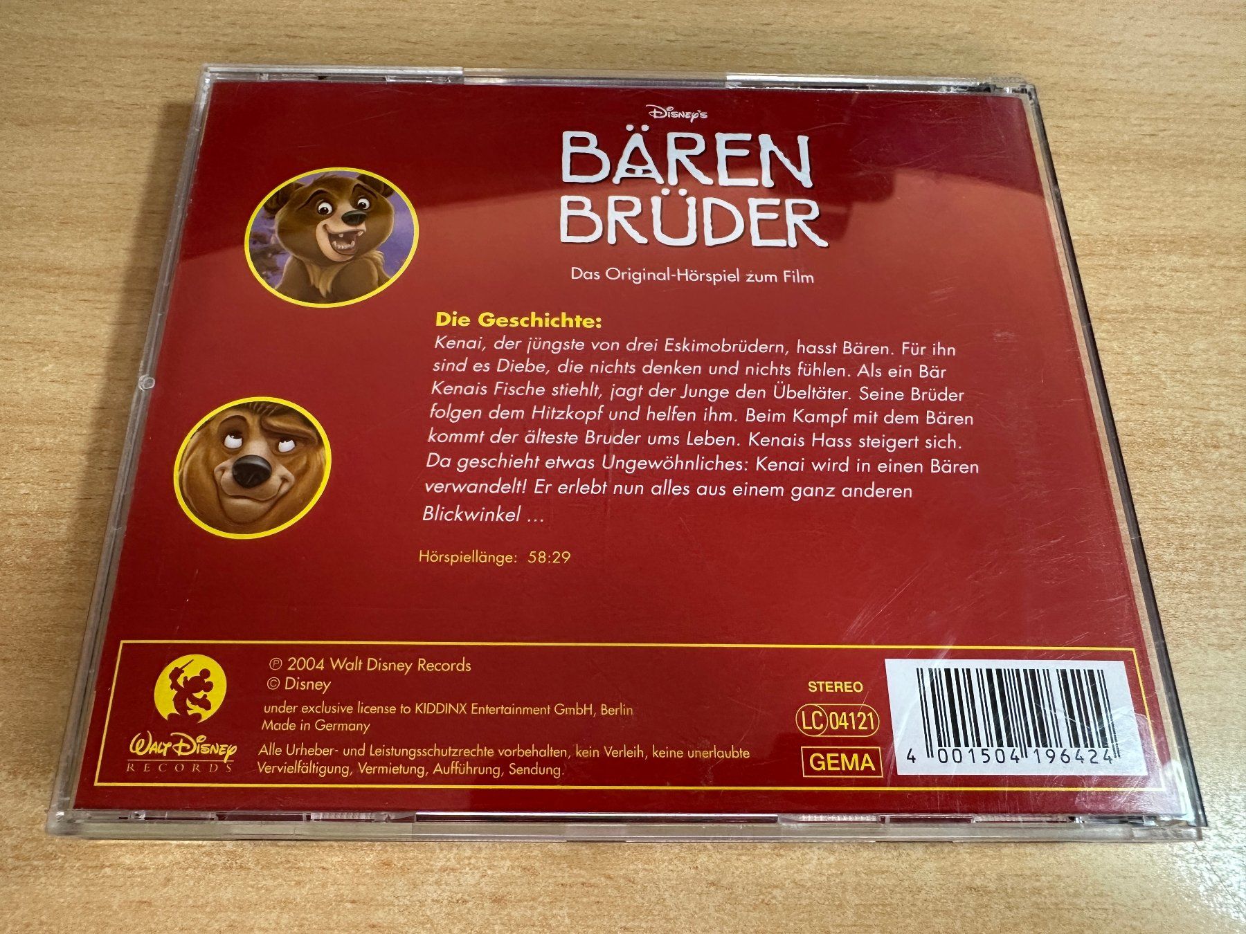 Audiolibri: P1 Walt Disney - Bärenbrüder – Usato da Rikon im Tösstal venduto da Alpenmutz 1