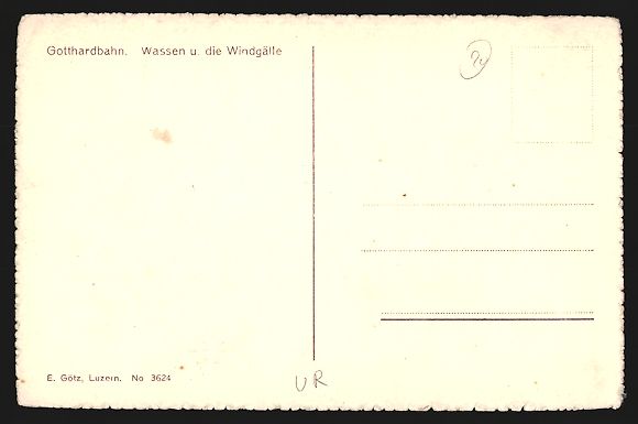 Cartoline postali: Wassen, Gotthardbahn, Ortspartie und die – Usato da Berlin venduto da bartko-reher 1