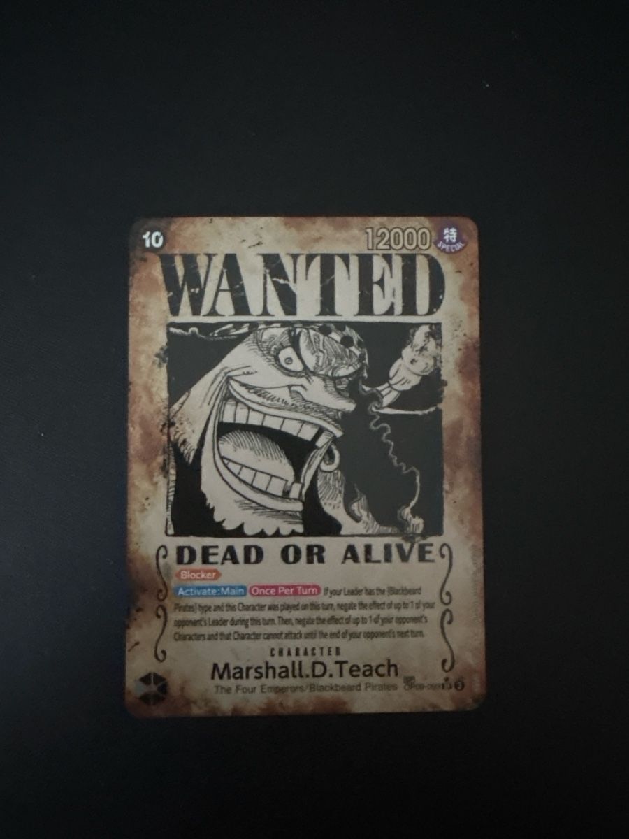 Bandai Carte collezionabili: One Piece Card Game Marshall.D.Teach SP OP09-093 – Nuovo (secondo la descrizione) da Wetzikon ZH venduto da regula.mrk