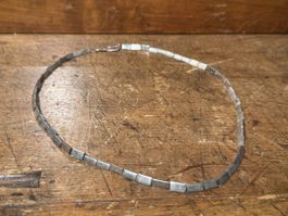 Vintage Design Silber Collier, 925 Sterlingsilber