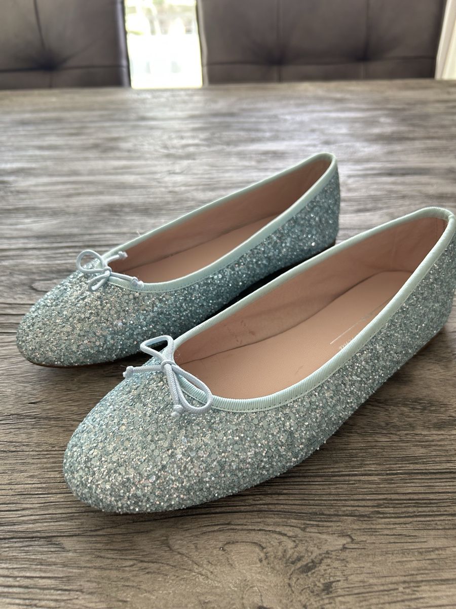 Scarpe da donna: Hellblaue Ballerinas mit Glitzer, 39 – Usato da Walchwil venduto da lil_6t8v 4