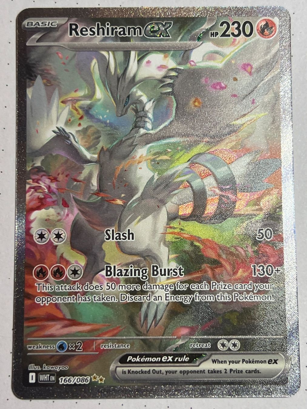 Pokémon Sammelbilder & Trading cards: Reshiram GX 166/086  🇬🇧 – Gebraucht aus Langenthal von Locotron4900