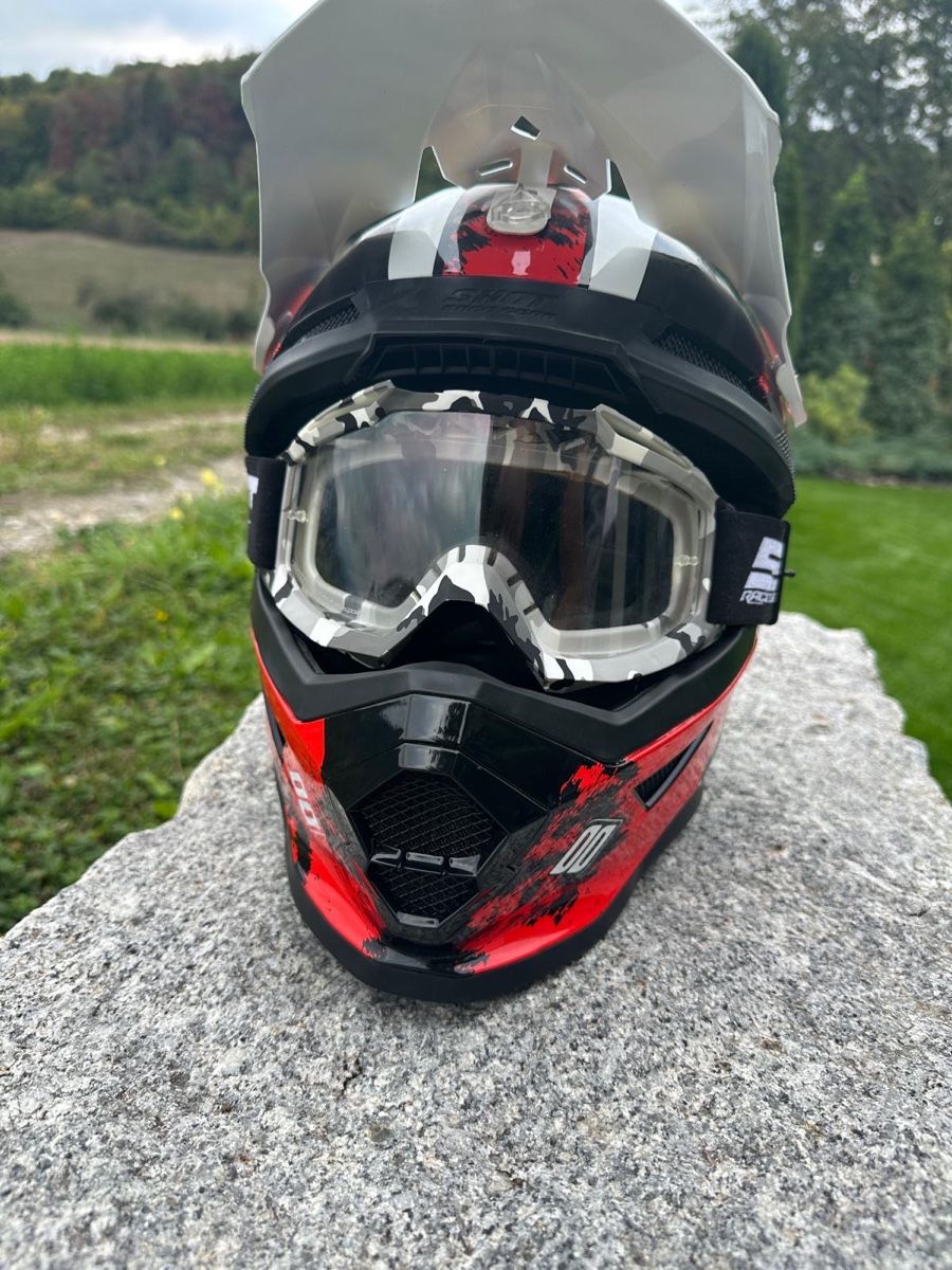 Caschi & visiere: Helm Motocross mit Brille Grösse S – Usato da Belp venduto da s_n_l6cr 1