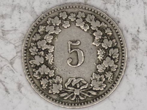 Alle Münzen: 5 rappen 1905 – Gebraucht aus Bure von chap981 1