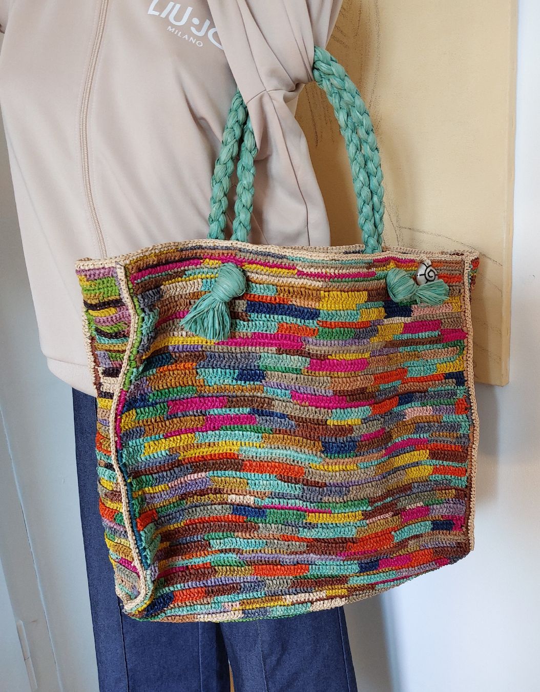 Borse da donna: Tasche für Strand oder Badetasche, Handgefertigt – Nuovo (secondo la descrizione) da Balsthal venduto da Trendline55 1