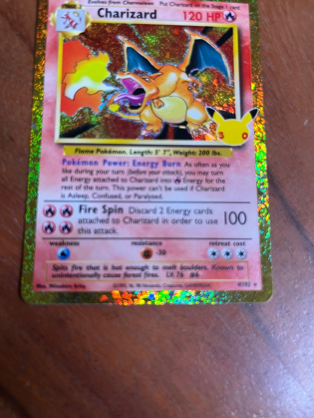 Pokémon Carte collezionabili: Pokemon Charizard 30th – Nuovo (secondo la descrizione) da Winterthur venduto da sal_gx5h 3
