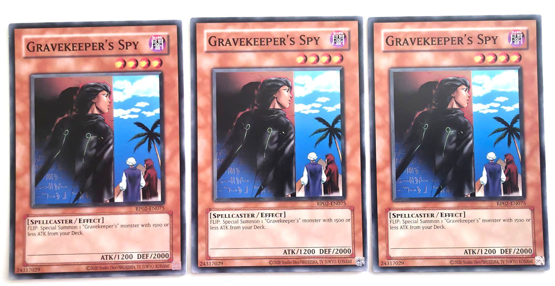 Yugioh Carte collezionabili: Yu-Gi-Oh! 3x Gravekeeper's Spy – Nuovo (secondo la descrizione) da Zürich venduto da Zetto