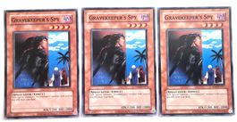 Yu-Gi-Oh! 3x Gravekeeper's Spy