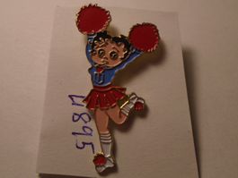 1 Betty Boop Cheerleader Pin (U895)