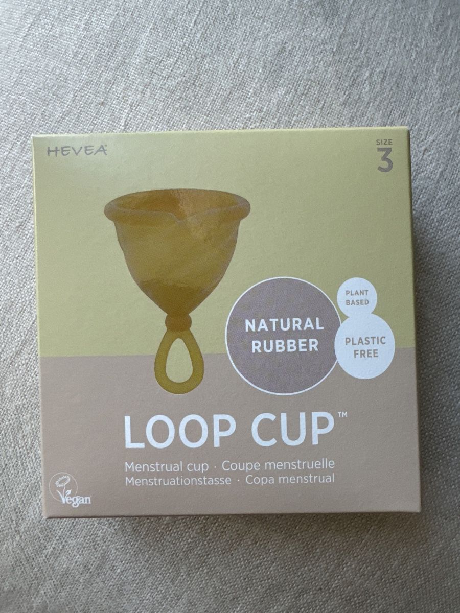 Altro per la cura del corpo: Menstruationstasse Loop Cup Bernstein Size 3 NEU!!!! – Nuovo e nell'imballaggio originale da Brütten venduto da Rod816