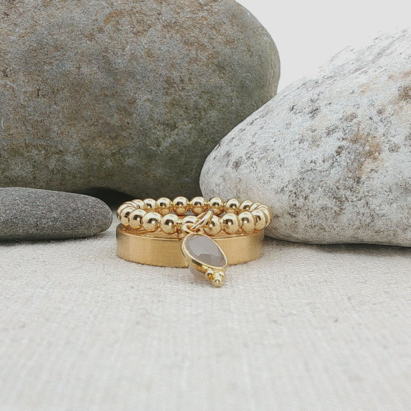 Olga Ribler Anelli: Ring SET Edelstahl & Silber Grösse 52 – Nuovo (secondo la descrizione) da Luzern venduto da Schmuckoutlet 6