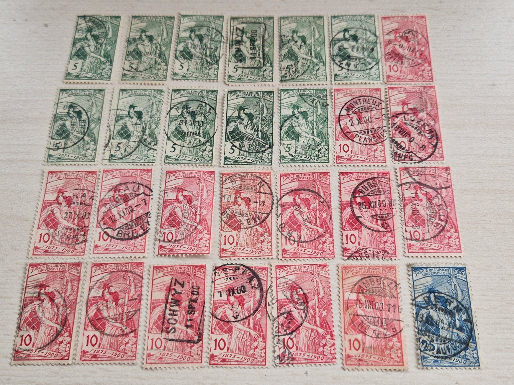 Tous les timbres: UPU Lot, ab 1.- – D'occasion à Burgdorf par Glossy01