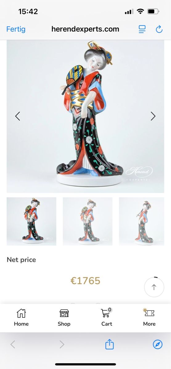Herend Statuette: Geisha - Herend Figur - Top ! – Nuovo (secondo la descrizione) da Hofstetten SO venduto da Treasurefinds 9