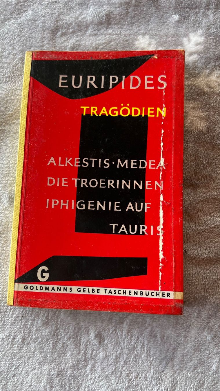 Libri: Euripides Tragödien - 1959 – Usato da Schübelbach venduto da Dolly990_2