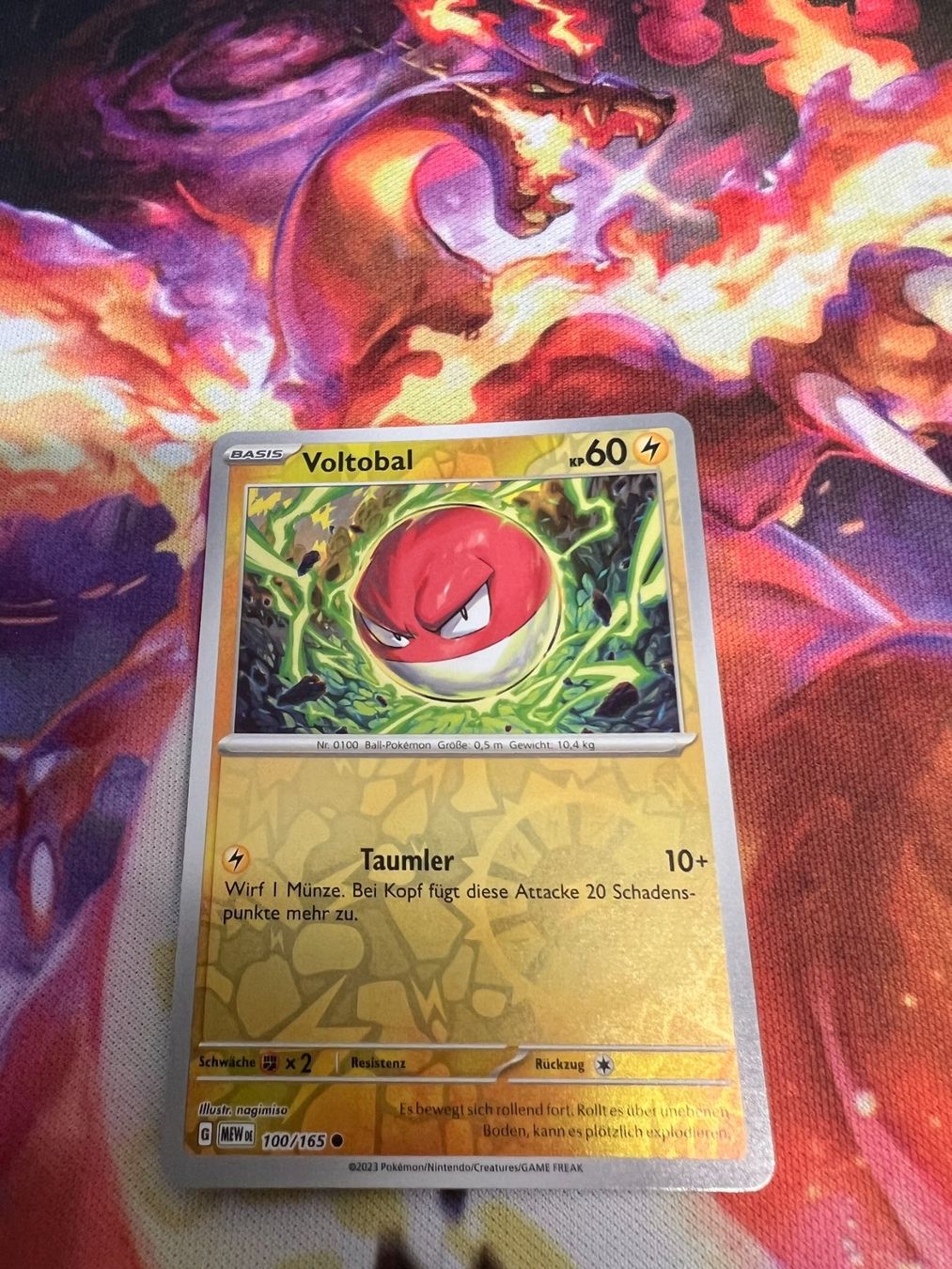 Pokémon Sammelbilder & Trading cards: Voltobal (MEW 100) / Reverse Holo / Pokemon 151 – Neu (gemäss Beschreibung) aus Bülach von CherryBlu