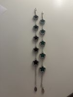 Schmuckset: 2x Kleeblatt Armbänder, Silberfarben, Top!