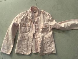 Jolie veste en jeans légère rose taille 122
