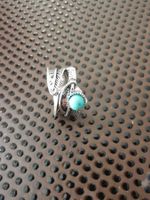 Bague pierre bleu