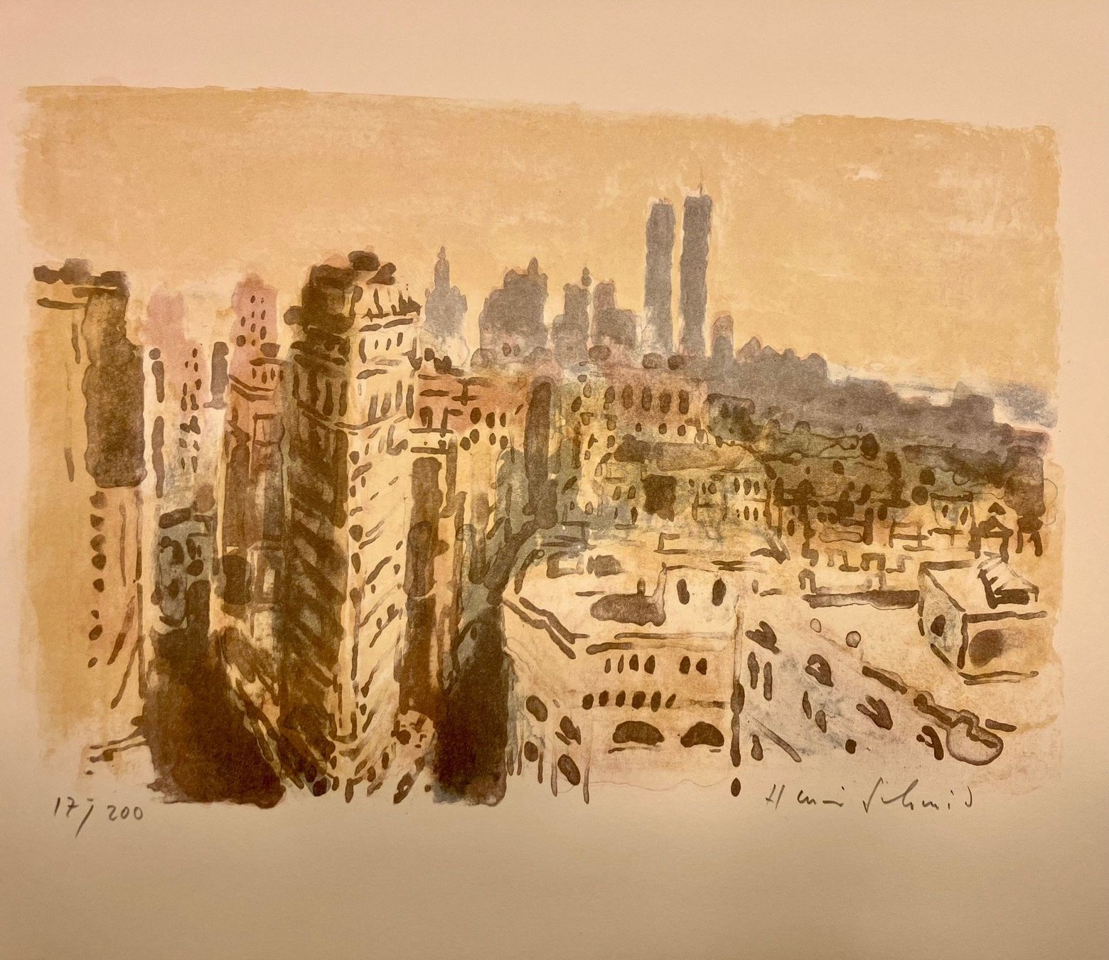 Grafica & Litografie: Lithographie von Henri Schmid – Usato da Winterthur venduto da Barunggeli