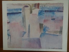 Poster: Paul Klee, Blick auf den Hafen von Hammamet
