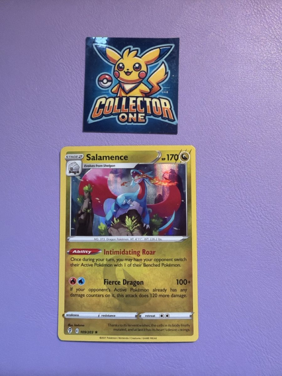 Pokémon Carte collezionabili: Pokemon Salamence Holo 2021 – Nuovo (secondo la descrizione) da Lommiswil venduto da CollectorOne