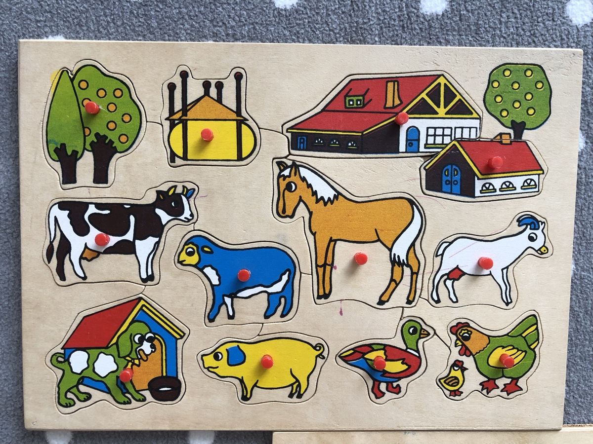 Puzzles: Holzpuzzle Set, Bauernhof & Zirkus – Gebraucht aus Dottikon von da_k8yy 2