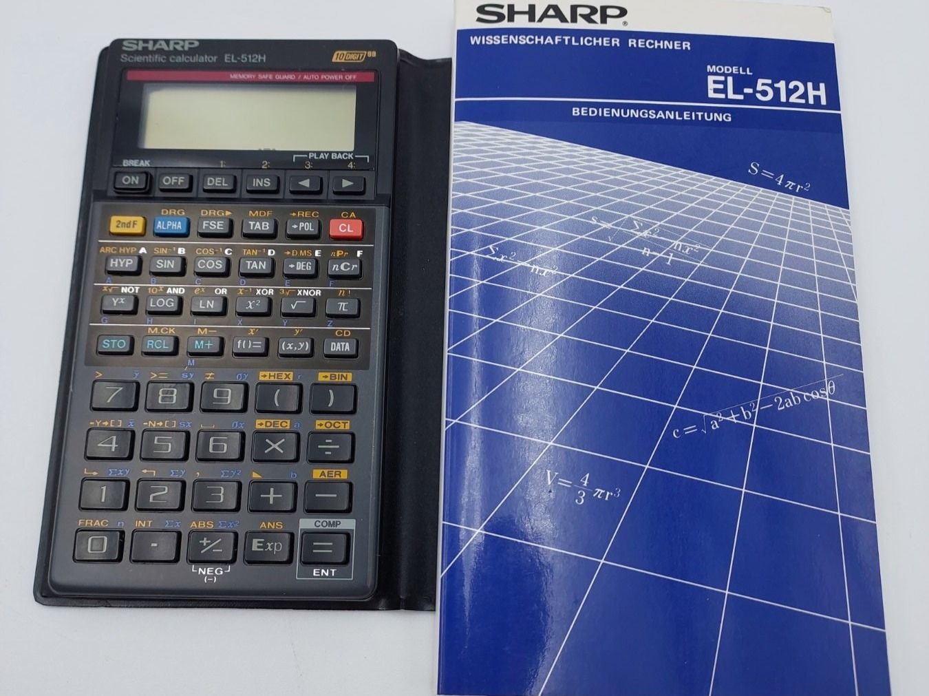 Sharp Calcolatrici tascabili: Sharp EL-512H Taschenrechner – Usato da Wil SG venduto da Donaldus 1