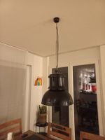 EBOLICHT Fabriklampe, Top Zustand, Schwarz, Vintage Look!