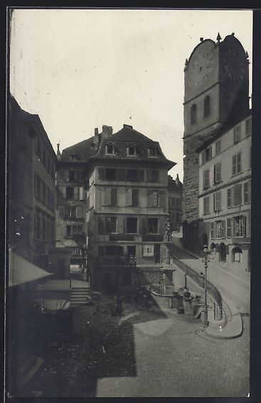 Cartes postales: AK Neuchatel, La Croix du March – D'occasion à Berlin par bartko-reher