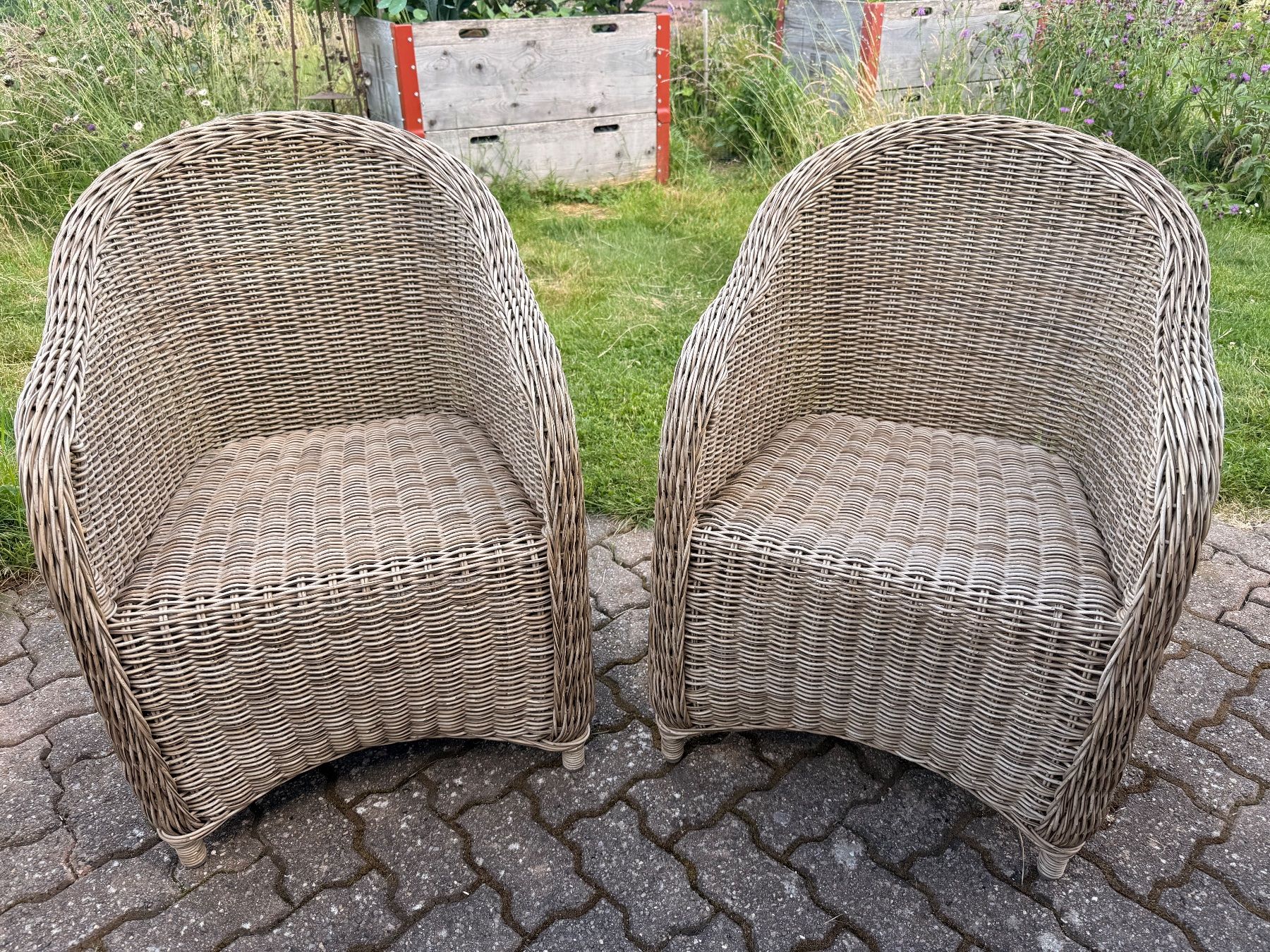 Poltrone: Rattan Sessel – Usato da frutigen venduto da matthibo