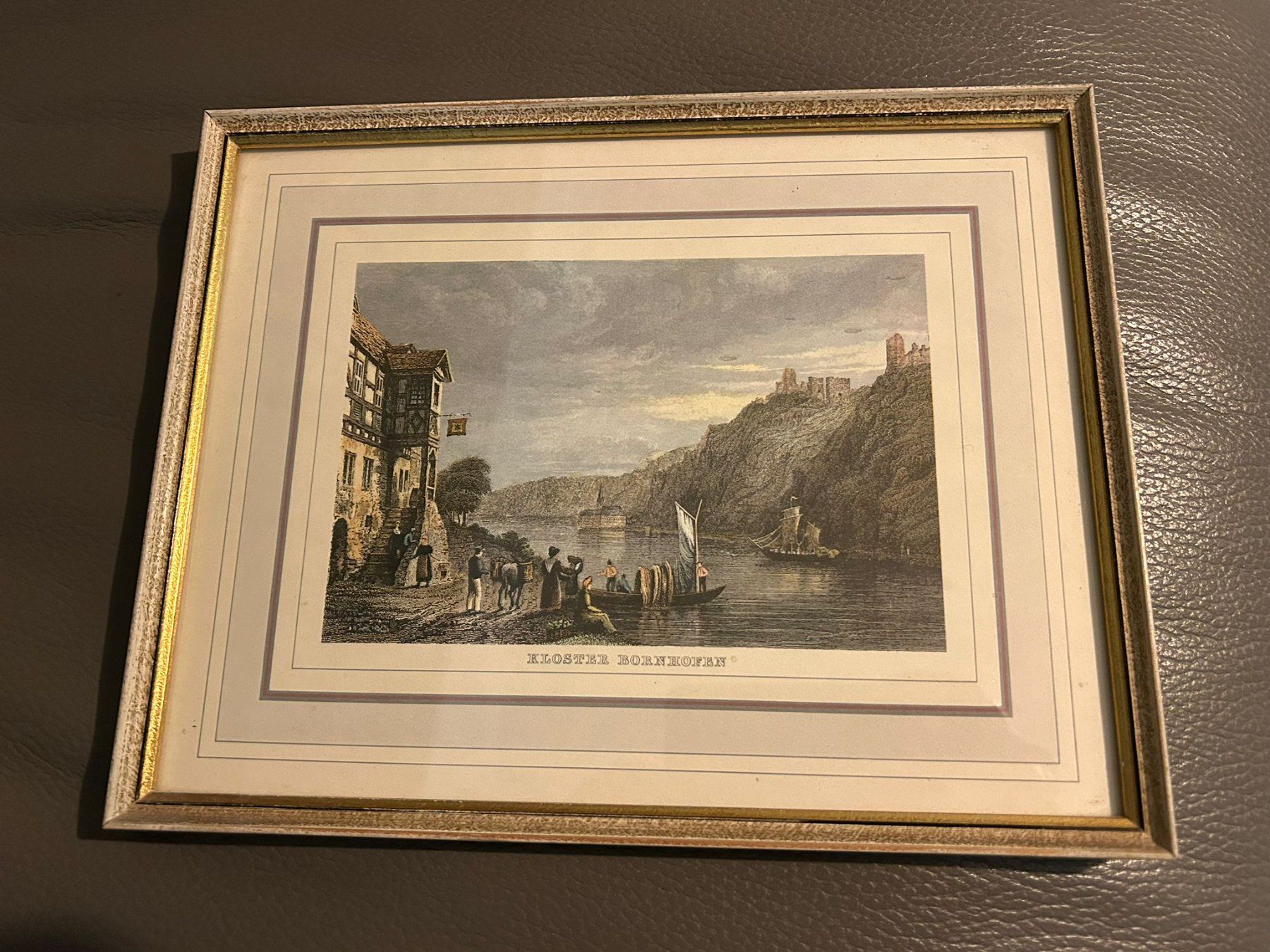 Dipinti: Quadretto "Kloster Bornhofen" 21x28 cm – Usato da Melano venduto da H-Sara