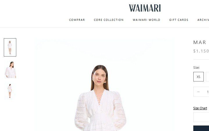 Vestiti: Waimari Kleid / robe  XS/S – Usato da Collonges venduto da arashee 4