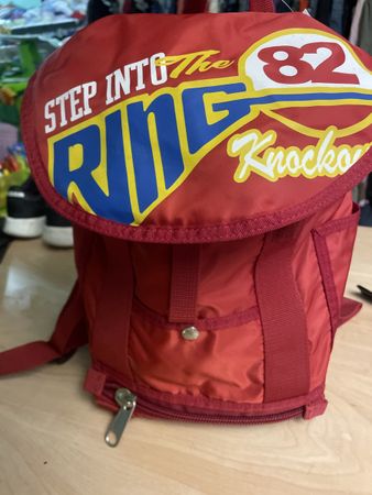 Neuer Roter Benetton Kinder Rucksack