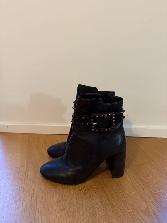 Chaussures femmes: Black Ankle Boots with Block Heel Gr. 40 – D'occasion à Zürich par anj_wz6g