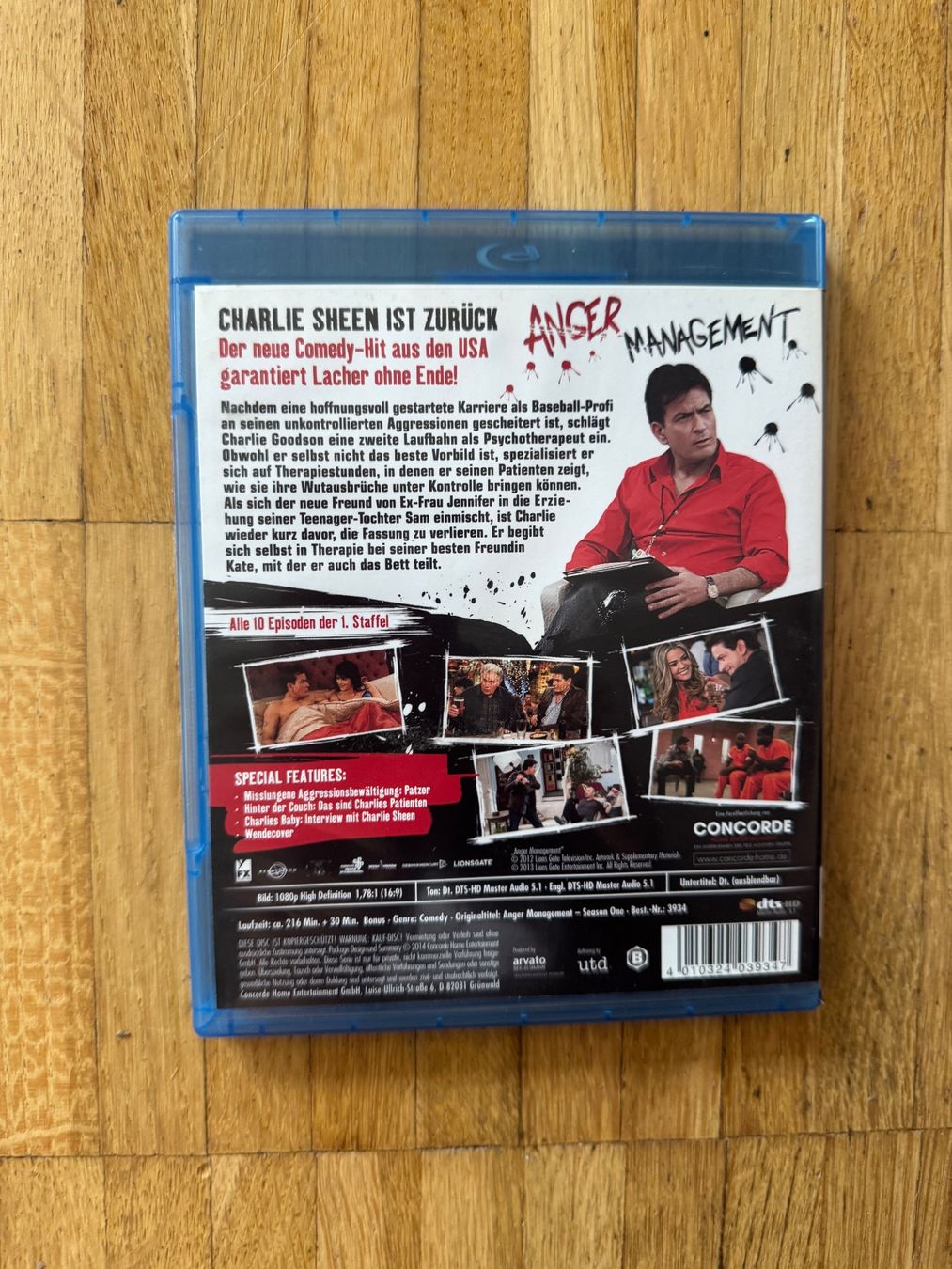 Tutti i DVDs: ANGER MANAGEMENT/STAFFEL 1. (BLU-RAY) – Usato da Basel venduto da san_2qlq 1