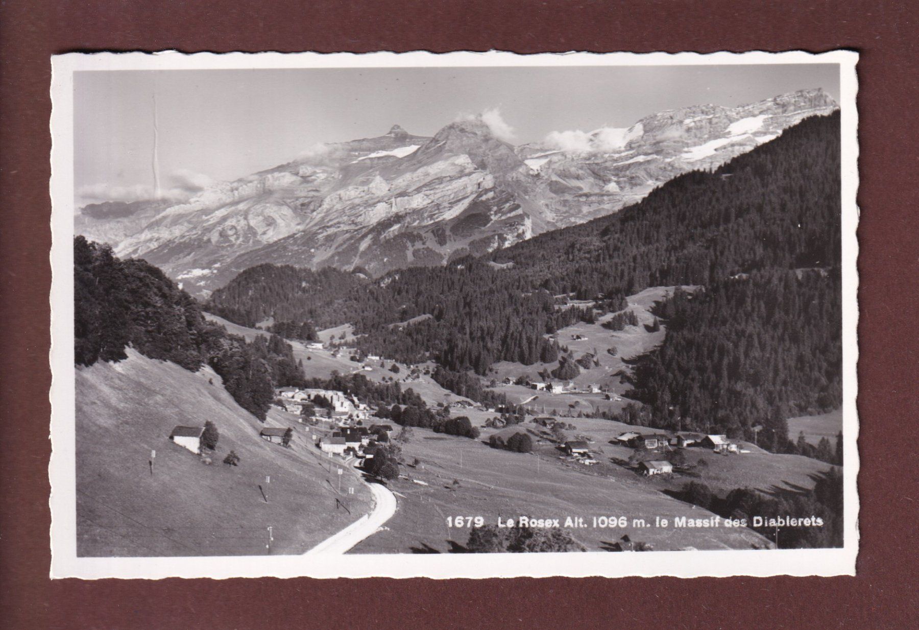 Cartoline postali: LE ROSEX - Diablerets – Usato da Pully venduto da nicecards