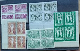 ARGENTINIEN ARGENTINA 4er-Bl. ** ~1947