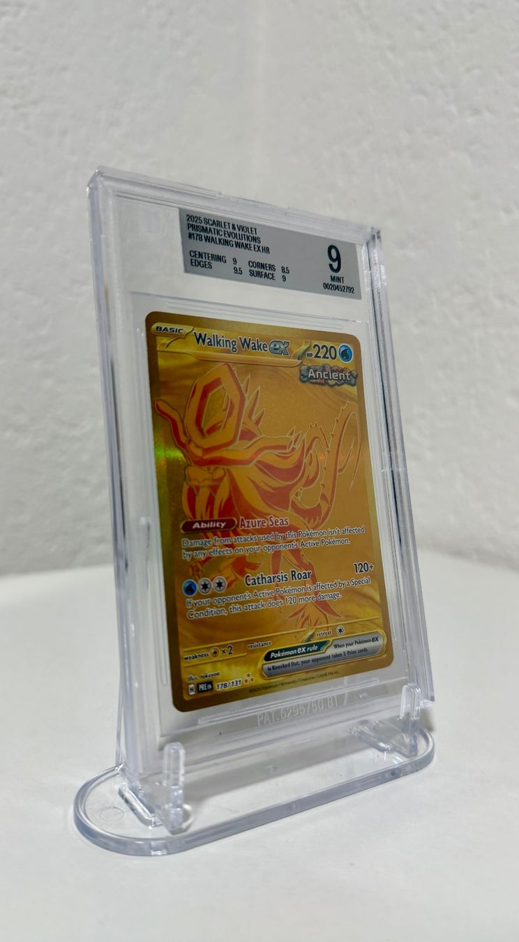 Karten: Walking Wake EX HR von Prismatic Evolutions BGS9 – Gebraucht aus Kleinlützel von Slab_Village