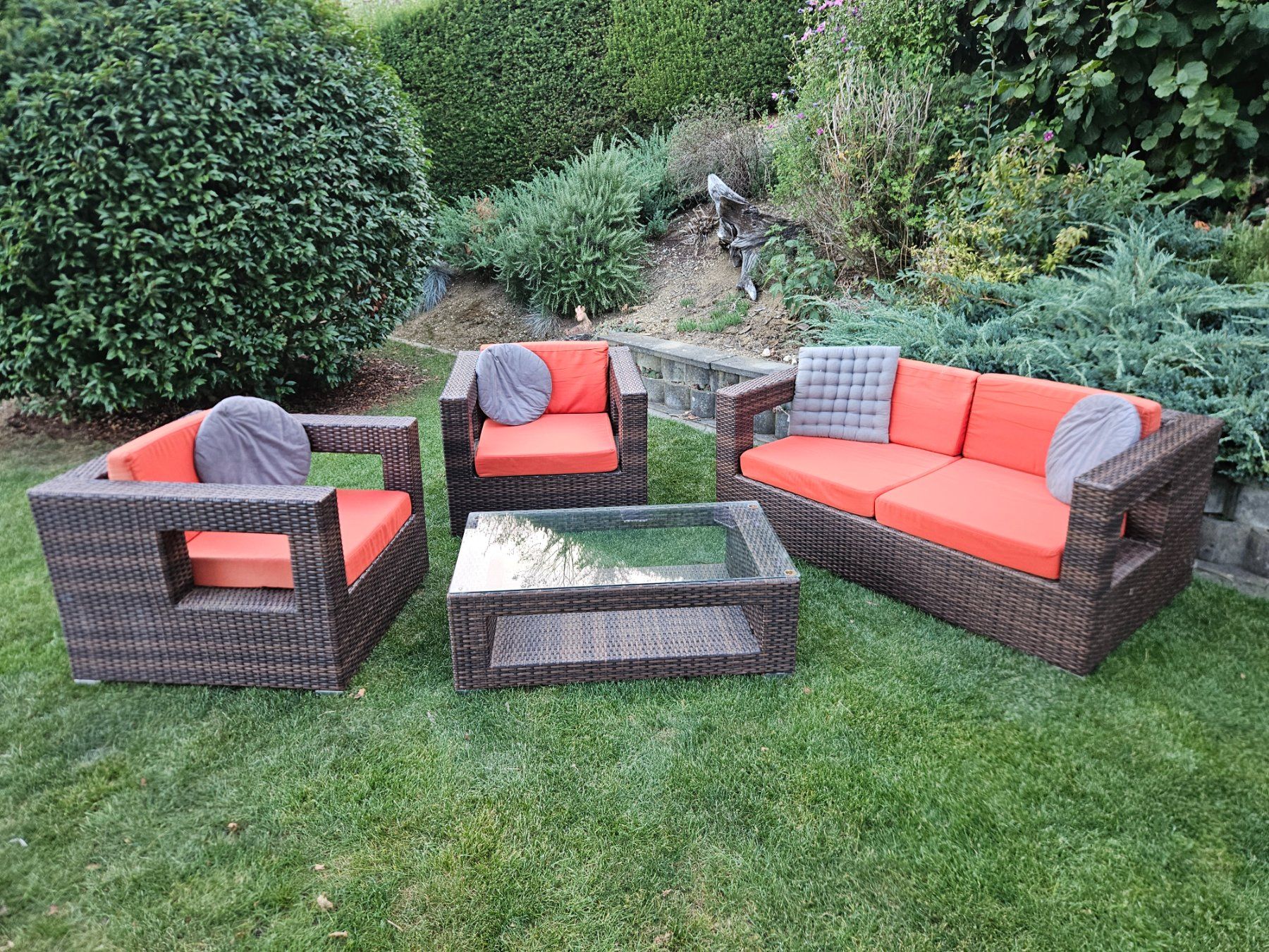 Poltrone: Denova Rattan Gartenlounge Set – Usato da Ziefen venduto da Mach12